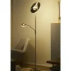 Fischer-Honsel LED-Deckenfluter 2-flammig, Nickel-matt