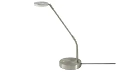 Fischer-Honsel LED-Schreibtischleuchte, Nickel-matt mit Dimmer