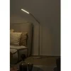 Fischer-Honsel LED-Stehleuchte, Alufarben mit Dimmer | silberfarben, matt