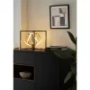 Fischer-Honsel LED-Tischleuchte, schwarz/ Blattgold