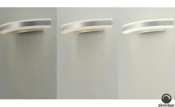 Fischer-Honsel LED-Wandleuchte, 1-flammig, Alu-matt