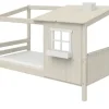 FLEXA Bettgestell Flexa Classic Haus | 90x200 cm, Kiefer, Weiß
