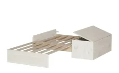 FLEXA Casa Hochbett Flexa Classic | Senkrechte Leiter, Kiefer, Weiß