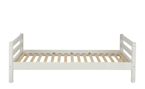 FLEXA Einzelbett 90x200 - weiß - Kiefer Flexa Classic | 100 cm, Kiefer, Weiß