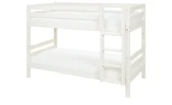 FLEXA Etagenbett Flexa Classic | Senkrechte Leiter, Kiefer, Weiß