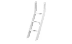 FLEXA Halbhohes Bett Flexa White | Schrägleiter, Weiß