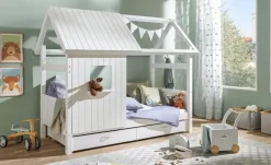 FLEXA Kojenbett mit Dachaufbau Hygge | Möbel Höffner