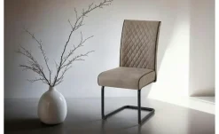 Freischwinger 2er-Set Maria | Taupe | Möbel Höffner