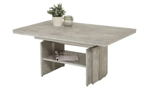 Funktionscouchtisch Pantelleria | Betonoptik, Grau