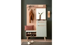 Garderobe Malaren | Eiche (Nachbildung), Pistaziengrün