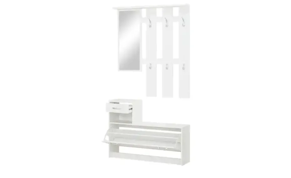 Garderobe Onno | Weiß | Möbel Höffner