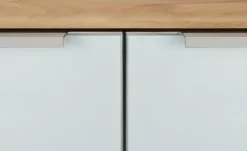 Garderobenbank Novum | Weiß, Kernbuche | Möbel Höffner