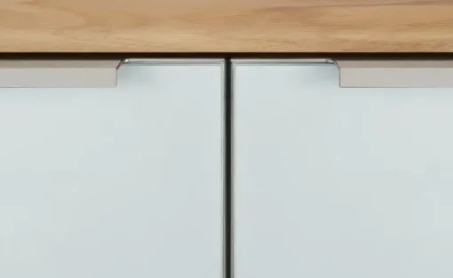 Garderobenbank Novum | Weiß, Kernbuche | Möbel Höffner