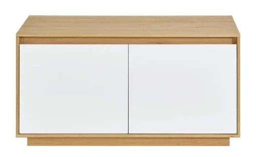 Garderobenbank Tiba | Weiß, Eiche bianco | Höffner