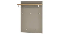 Garderobenpaneel Duna | Taupe, Eiche bianco | Höffner