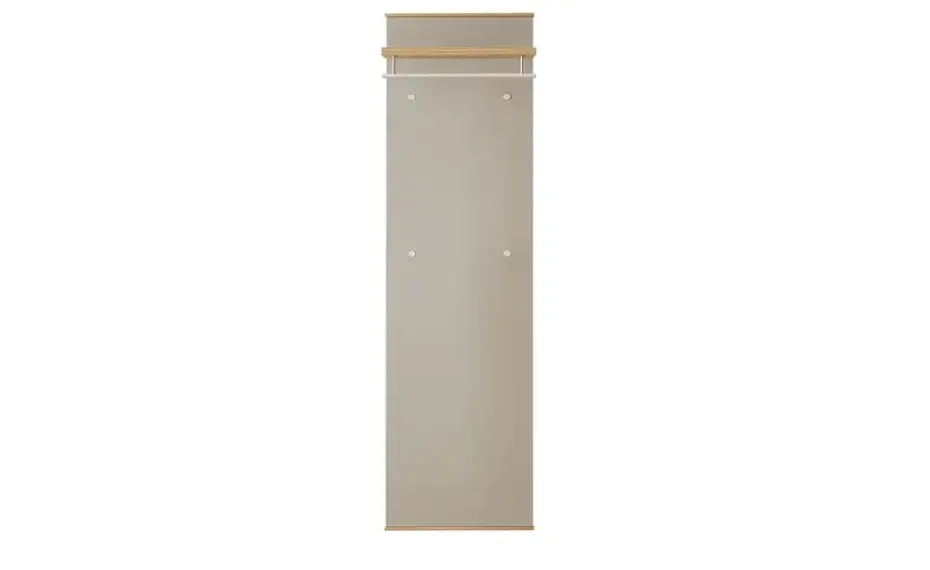 Garderobenpaneel Longo | Eiche bianco, Taupe | Höffner