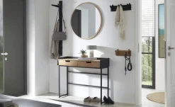 Garderobenpaneel Mörlen | Schwarz | Möbel Höffner