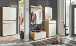 Garderobenpaneel  Tiba  | Weiß, Eiche bianco, BH 83 x 109 cm