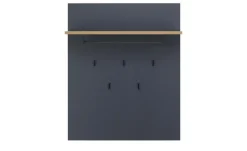 Garderobenpaneel Toneo | Eiche (Nachbildung), Blau