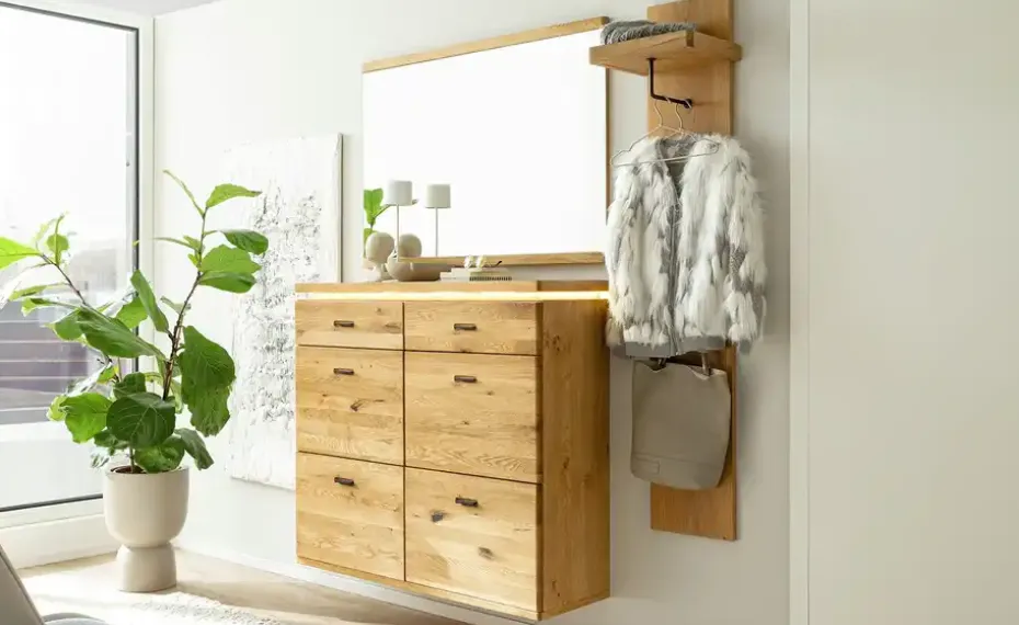 Garderobenpaneel Woodland | Wildeiche | Möbel Höffner