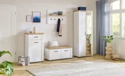 Garderobenschrank Assenza | Weiß, matt | Möbel Höffner