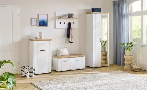Garderobenschrank Assenza | Weiß, matt | Möbel Höffner
