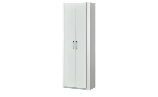 Garderobenschrank Juno | Weiß, Aluminiumgrau | Höffner