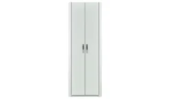 Garderobenschrank Juno | Weiß, Aluminiumgrau | Höffner
