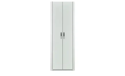 Garderobenschrank Juno | Weiß, Aluminiumgrau | Höffner