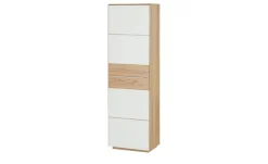 Garderobenschrank Novum | Kernbuche, Weiß | Höffner