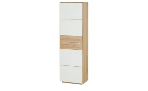 Garderobenschrank Novum | Kernbuche, Weiß | Höffner