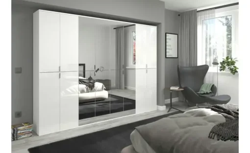 Garderobenschrank Projekt X | Weiß, hochglanz | Höffner