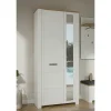 Garderobenschrank Toneo | Eiche (Nachbildung), Weiß