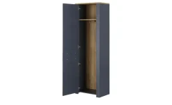 Garderobenschrank Toneo | Eiche (Nachbildung), Blau
