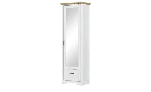 Garderobenschrank Varese | Pinie (Nachbildung), Weiß, Asteiche (Nachbildung)