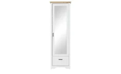 Garderobenschrank Varese | Pinie (Nachbildung), Weiß, Asteiche (Nachbildung)