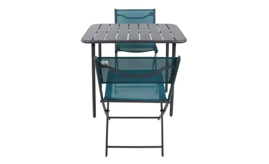 Gartenmöbel 3er-Set | Türkis, Türkis | Möbel Höffner