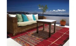 Gino Falcone In-und Outdoor-Teppich Aurora | Rot, 60x100 cm