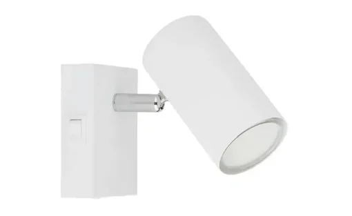 Globo Lighting Wandleuchte | Weiß, matt, verchromt