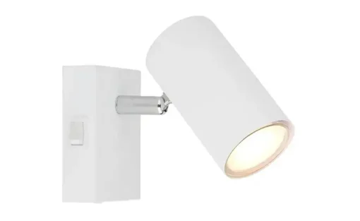 Globo Lighting Wandleuchte | Weiß, matt, verchromt