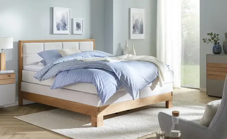 Gray & Jones Boxspringbett mit Bettkasten Maestro