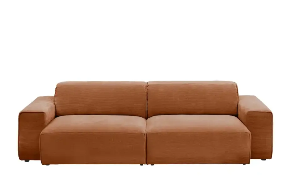 Gray & Jones Einzelsofa im Trendstoff Baltic Breeze | Rotbraun, 2