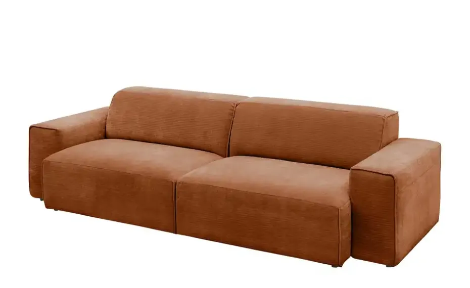 Gray & Jones Einzelsofa im Trendstoff Baltic Breeze | Rotbraun, 2