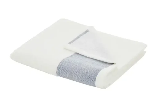 Gray & Jones Handtuch | Weiß, Blau | Möbel Höffner