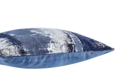 Gray & Jones Kissen Tierra Fuego | Blau, silberfarben