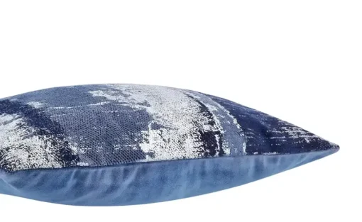 Gray & Jones Kissen Tierra Fuego | Blau, silberfarben