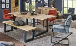 Gray & Jones Kufen-Esstisch  ausziehbar Black Coast One