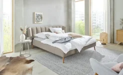 Gray & Jones Polsterbettgestell Baltic Breeze | Taupe, 160 cm