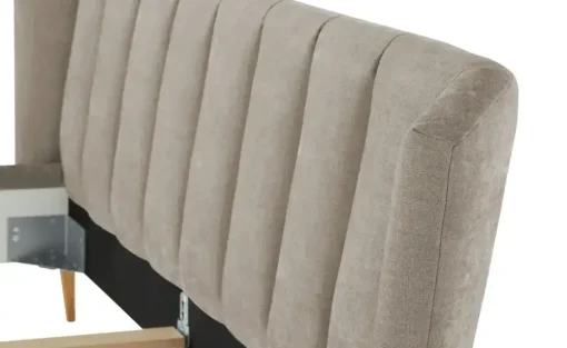 Gray & Jones Polsterbettgestell Baltic Breeze | Taupe, 160 cm