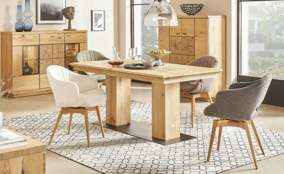 Gray & Jones Säulentisch ausziehbar Black Coast Two